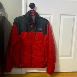 The north face zip up jacket